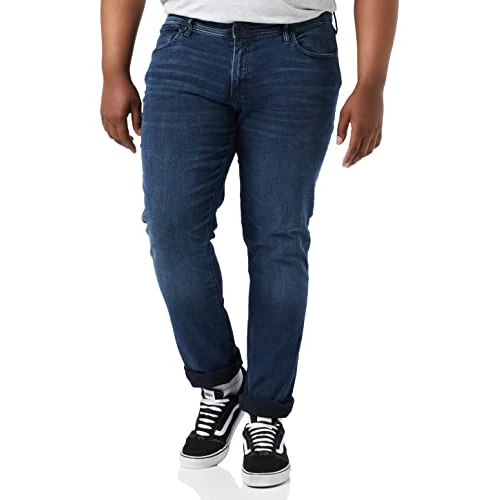 Offerta a tempo: JACK & JONES Jeans Male Slim Fit Jjiglenn Jjoriginal MF 030 Slim Fit Jeans, Blu Denim, 33W x 34L - 31% da 34.99 € a 24.07 €