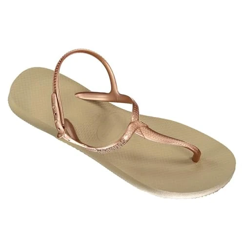 Havaianas, Women's, Twist (Mini Me), Beach Sandals, Sand Grey, 12 UK Child