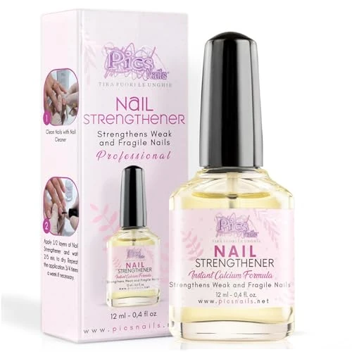 Limited-time offer: Nail Strengthener Instant Calcium Nail Polish 12ml - Professional Nail Strengthener and Growth Polish for Damaged and Weak Nails - Extra Strong Nail Hardener and Repair Treatment from 5.99 £ to 5.99 £ (save 0.00%)