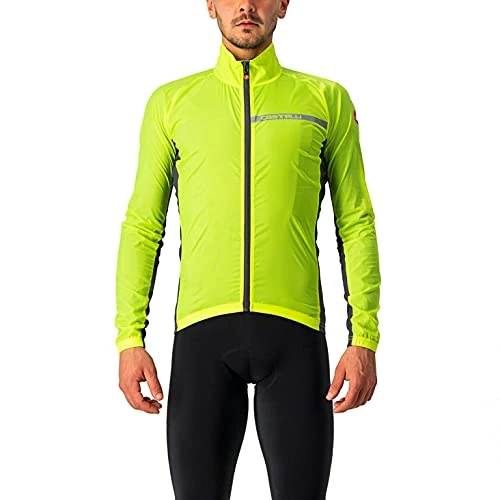 Offerta a tempo: Castelli 4521511 SQUADRA STRETCH JKT Uomo Giacca YELLOW FLUO/DARK GRAY S - 39% da 64.95 € a 39.35 €