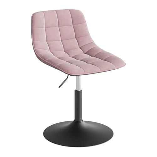 Offre limitée : WOLTU Chaise Coiffeuse, Hauteur Réglable, en Velours, Rose | Tabouret Coiffeuse moderne, avec Dossier, Rotation à 360°, pour Salon, Chambre à Coucher, Salle à Manger de 49.98 € à 49.98 € (0.00% de remise)