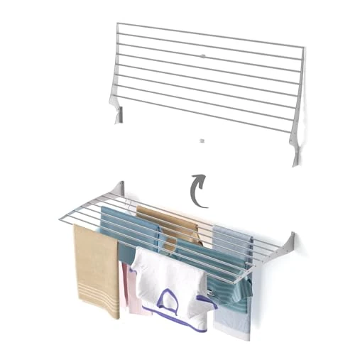 Limited-time offer: Foxydry Fold, wall mounted clothes airer, folding space saving, 46 in from 74.70 £ to 74.70 £ (save 0.00%)