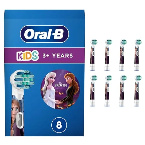 Oferta limitada: Oral-B Kids Cabezales De Recambio ORIGINALES Con Personajes de Disney Frozen 2, Pack de 8 Cabezales para Cepillo de Dientes Eléctrico Oral B Para Niños +3 Años (Tamaño Buzón) de 24.99 EUR a 24.99 EUR (ahorro 0%)