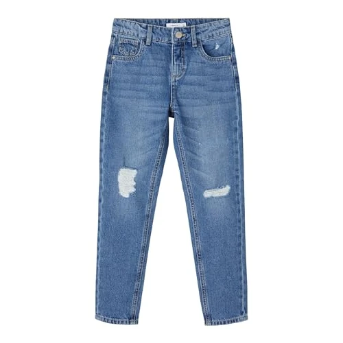 Offerta a tempo: Name It Nkfrose Hw Mom An Jeans 1091-Do Noos, Jeans Bambine e ragazze, Blu (Medium Blue Denim), 164 - 50% da 29.99 € a 14.95 €