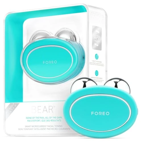 Oferta limitada: FOREO Bear Microcurrent Dispositivo facial - Herramienta de escultura facial - Lifting facial instantáneo - Firme y contorno - No invasivo - Aumenta la absorción de productos para el cuidado de la de 359.00 € a 149.00 € (ahorro 58%)
