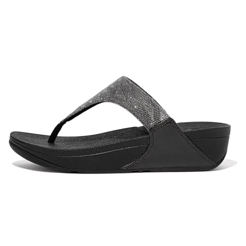 Limited-time offer: Fitflop Women's Lulu Wedge Sandal, All Black, 9 UK from 69.55 £ to 69.55 £ (save 0.00%)