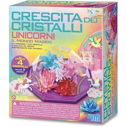 Tijdelijke aanbieding: 4M 403928 Crystal Growing Unicorn Land Terrarium, Mixed Colours van 30.17 EUR naar 30.17 EUR (korting 0%)