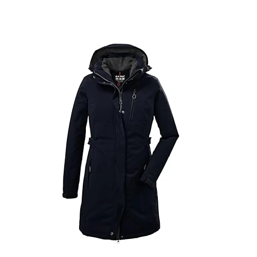 Beperkte aanbieding: killtec dames Functionele parka/parka met afritsbare capuchon KOW 165 WMN PRK, dunkelnavy, 42, 37726-000 van 179.95 EUR naar 125.00 EUR (besparing 31%)
