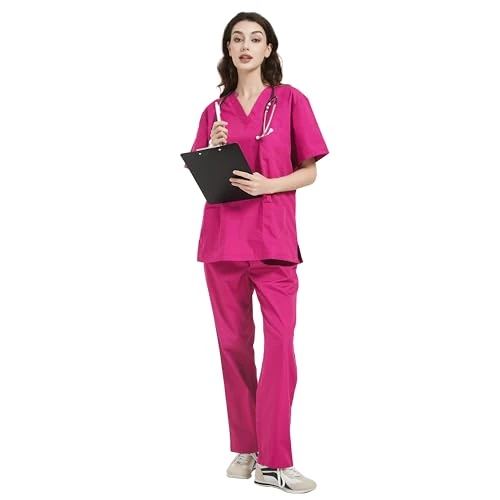 Offerta a tempo: MISEMIYA - Uniformi Unisex Set Camice – Uniforme Medica con Maglia e Pantaloni Uniformi — 17% da 28,99 € a 24,16 €