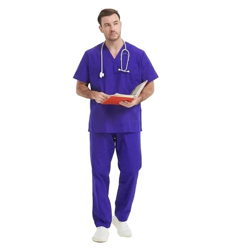 Limited offer: MISEMIYA Uniforms Unisex Medical Scrubs Set – Medical Uniform with Scrub Top and Pants - Ref.6801-6802 from 23.99 EUR to 23.99 EUR (save 0%)