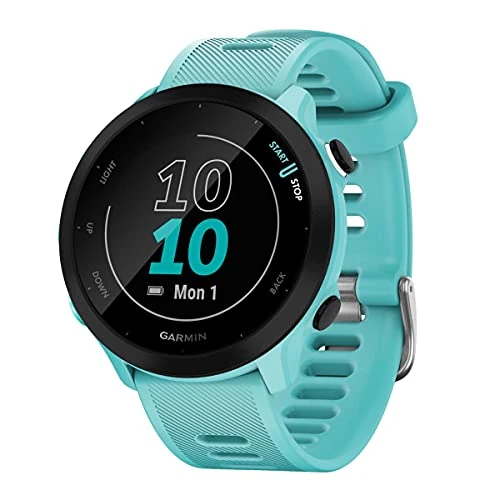 Limited-time offer: Garmin Forerunner 55 GPS 42mm Running Smartwatch, Easy to use, Lightweight, Training Guidance, Safety & Tracking Features, Aqua from 179.99 GBP to 125.37 GBP (save 30%)