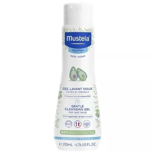 Mustela BÉBÉ gentle cleansing gel hair and body 200 ml