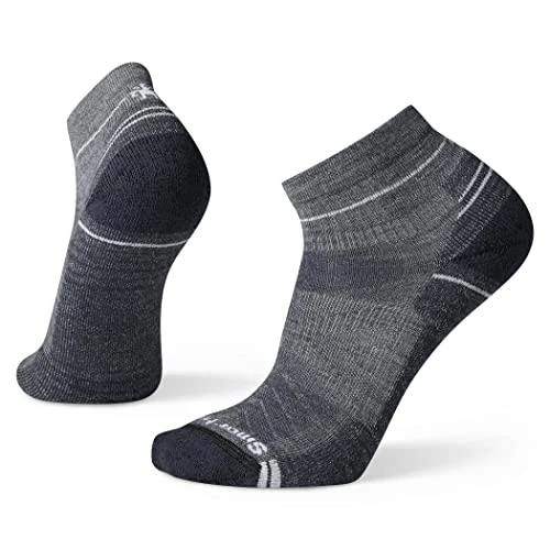 Smartwool Mens Hike Light Cushion Ankle Hiking Socks, Medium Gray, M UK