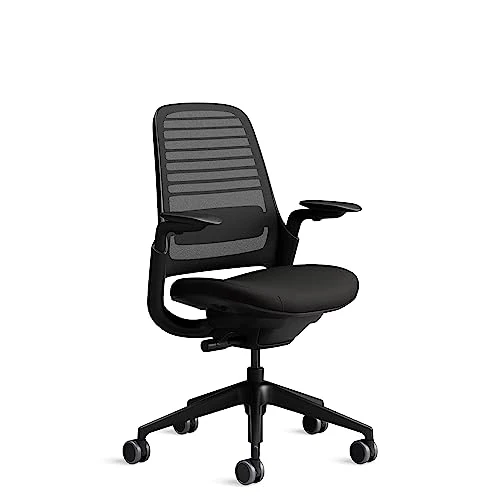 Offerta a tempo: Steelcase Sedia da ufficio ergonomica: Series 1, supporto lombare, Onyx - 20% da 639.00 € a 511.99 €