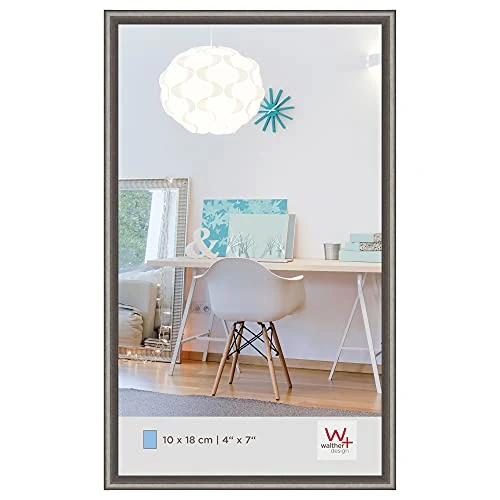 walther Design Picture Frame Steel 10 x 18 cm New Lifestyle Plastic Frame KV118D