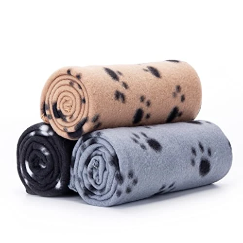 Limited offer: Nobleza - 3 x soft plush blankets for dogs, cats, rabbits and other pets, fleece blanket for dogs, cats, rabbits and other pets, 75 x 75 cm from 17.49 EUR to 13.11 EUR (save 25%)