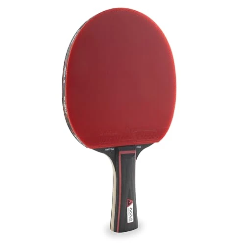 Begrenztes Angebot: JOOLA Tischtennisschläger Match PRO ITTF genehmigter Allround Wettkampf Tischtennis-Schläger 4 Sterne, 1.8 MM Schwammstärke, Schwarz/Rot von 22.77 EUR auf 18.90 EUR (Rabatt 17%)