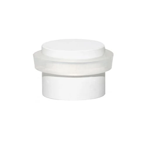 Limited-time offer: EVI Herrajes | White Door Stopper - Adhesive Installation - White Rubber Protector - W=0.94 x H=0.79 Inch Door Stop from $22.15 to $22.15 (save 0.00%)