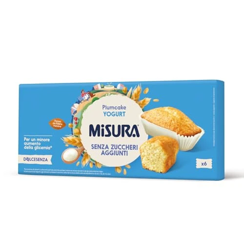 Offerta a tempo: Misura Dolcesenza Plumcake Yogurt, Senza Zuccheri Aggiunti - 16% da 2.39 € a 2.00 €