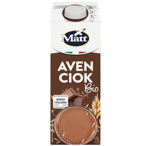 Offerta a tempo: Matt, Avenciok Bio, Bevanda Vegetale Senza Lattosio, Bevanda a Base di Avena e Cioccolato, Ideale per Colazione o Merenda, Confezione da 1L - 31% da 3.30 € a 2.29 €