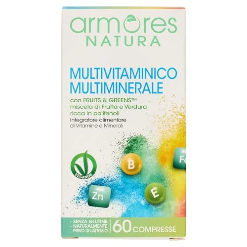 Offerta a tempo: Armores Natura Integratori Alimentari, Multivitaminico Multiminerale — 38% da 16,99 € a 10,53 €