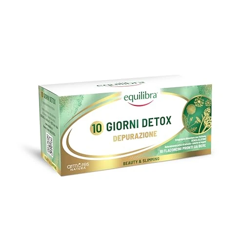 Offerta a tempo: Equilibra 10 Giorni Detox, Integratore e Depurativo, 10 flaconi - 33% da 15.99 € a 10.71 €