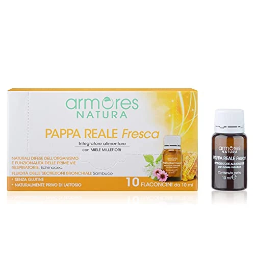 Offerta a tempo: Armores Natura - Armores Pappa Reale Fresca Integratore Per Vie Respiratorie 10 Flaconcini - 944851688 - 20% da 15.99 € a 12.73 €