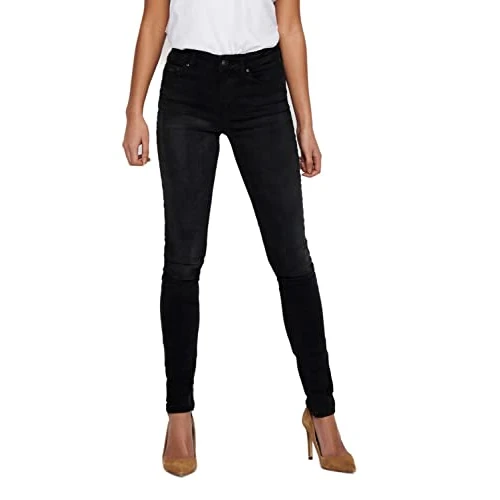 Oferta limitada: Only ONLBLUSH Life Mid SK DNM REA1099 Noos, Jeans De Las Mujeres, Black Denim, M / 34 de 44.99 EUR a 35.91 EUR (ahorro 20%)