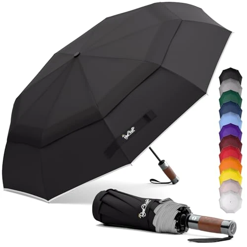 Offerta a tempo: Royal Walk Ombrello Pieghevole Antivento Viaggio Pioggia Portatile Piccolo - 28% da 39.99 € a 28.99 €