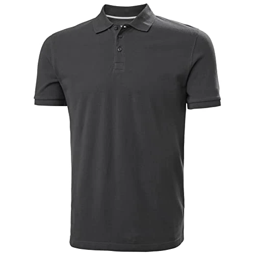 Helly Hansen Men's Crew Polo, Ebony, S