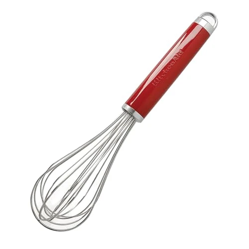 Limited offer: KitchenAid Whisk, Stainless Steel Manual Hand Whisk – Empire Red from 12.75 EUR to 9.79 EUR (save 23%)