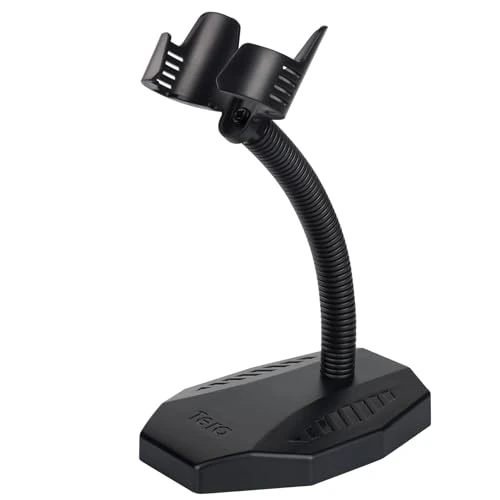Offre limitée : Tera Support Universel pour Lecteur de Codeà Barres, Support pour Douchette de Code Barres Mains Libres, Tête Réglable en Angle et en Hauteur pour Magasin, Supermarché et Entrepôt Logistique de 10.99 € à 10.99 € (0.00% de remise)