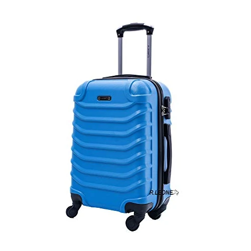 Offerta a tempo: R.Leone Ryanair 55x40x20 cm Valigia Trolley Bagaglio a mano 4 Ruote rimovibile Ultraleggero in ABS Autonomo 20263N (Azzurro, 2026 55X40X20cm) - 15.0% da 39.99 € a 33.99 €
