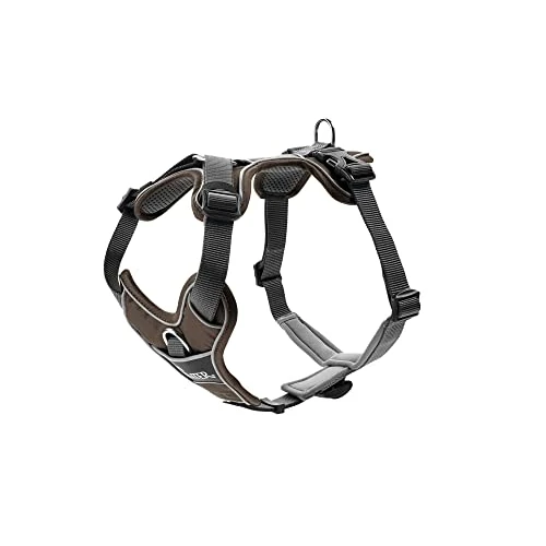 Limited-time offer: HUNTER Dog Harness, Brown/Grey, 56-73 cm from 43.70 £ to 43.70 £ (save 0.00%)