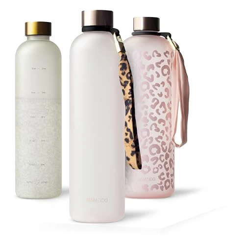 Beperkte aanbieding: MAMEIDO Drinkfles 1 l, lekvrij, koolzuurhoudend, BPA vrij, Sportfles gemaakt van Tritan, BPA vrij, Waterfles voor Sport, Outdoor, Gym & Kantoor (Rosé Quartz) van 22.99 EUR naar 22.99 EUR (besparing 0%)