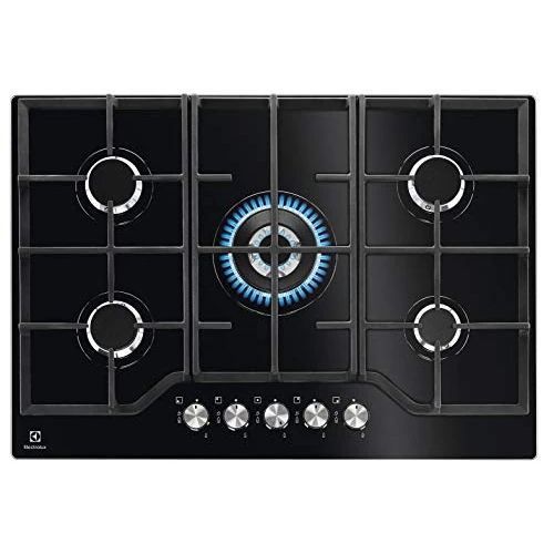 Offerta a tempo: Electrolux Piano Cottura Gas EGG7536K Serie 600 Gas on Glass75cm da Incasso,5 Fuochi,Bruciatore Wok,Precisa Regolazione della Fiamma,Speed Burner,Semplice da Pulire,Sicurezza Sicurgas, 740x510cm,Nero - 38% da 480.99 € a 299.00 €
