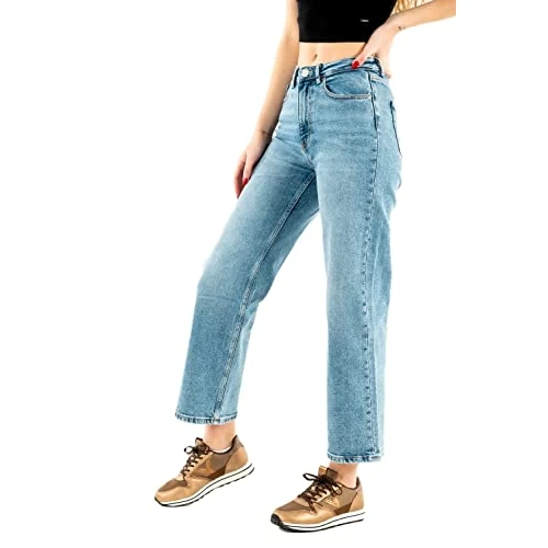 Limited offer: ONLY Women's Onljuicy Hw Wide Leg Rea707 DNM Noos Jeans from 38.03 EUR to 34.99 EUR (save 8%)