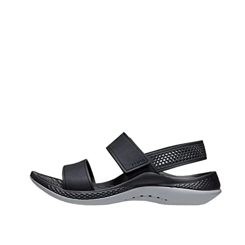 Offerta a tempo: Crocs Donna LiteRide 360 Sandal W Sandalo, Black/Light Grey — 34% da 54,99 € a 36,37 €