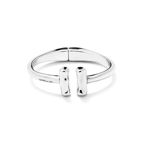 UNO DE 50 Bracciale placcato in argento sterling e cristallo