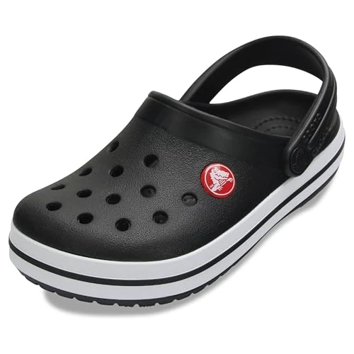 Crocs Crocband Clog T, Zuecos Unisex niños, Negro, 23/24 EU
