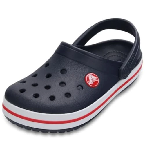 Crocs Unisex Kinder Crocband Clog K Clog, Navy/Red, 36/37 EU