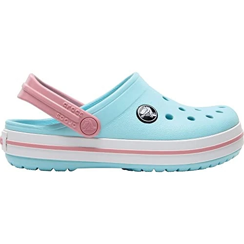 Offerta a tempo: Crocs Crocband Clog T, Zoccoli Unisex - Bambini e Ragazzi, Ice Blue White, 19/20 EU - 47% da 39.99 € a 21.01 €