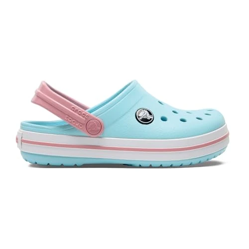 Oferta limitowana: Crocs Crocband Chodak, Lodowy Błękit/Biały, Maluch, EU 23-24 | Lekki chodak Croslite; otwory wentylacyjne; obrotowy pasek piętowy; łatwy w czyszczeniu; kultowy komfort Crocs z 109.99 zł na 109.99 zł (oszczędź 0.00%)
