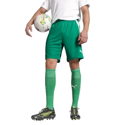 Puma Teamliga Shorts, Pepper Green-Wh, M, uniseks, voor volwassenen