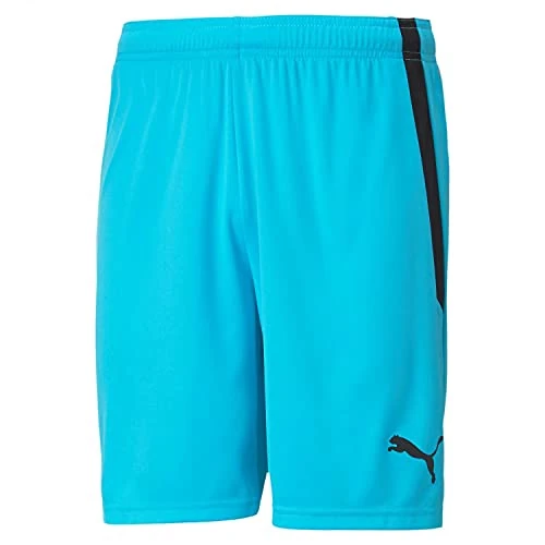 Tijdelijke aanbieding: Puma Teamliga Shorts voor volwassenen, blauw Atoll-Blac, M van 26.37 € naar 26.37 € (0.00% korting)