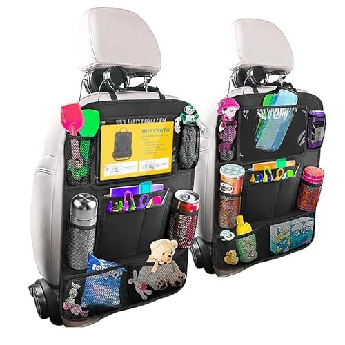 Oferta limitada: BillyBath Organizador de Asiento de Coche 2 Pack, Organizador Coche Interior Soporte Ipad Camper Furgoneta Accesorios Protector Asiento de 18.99 EUR a 18.99 EUR (ahorro 0%)