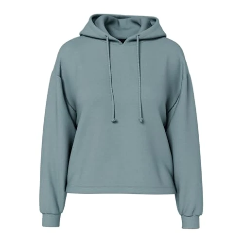 PIECES Pcchilli Ls Hoodie voor dames, Noos Bc capuchontrui, groen, L