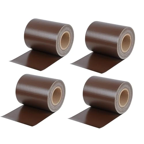 Offerta a tempo: WOLTU Frangivista Recinzione in PVC, Telo Oscurante per Balcone 19cm x 35m, Strisce Protezione della Privacy per Giardino Incluse 100 Clip di Fissaggio, Marrone - 15% da 95.99 € a 81.59 €