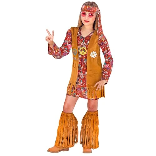 Limitiertes Angebot: W WIDMANN MILANO Party Fashion - Kinderkostüm Hippie, Kleid, Flower Power, Blumenmädchen, Faschingskostüme, Karneval von 29.90 EUR auf 29.90 EUR (Spare 0%)