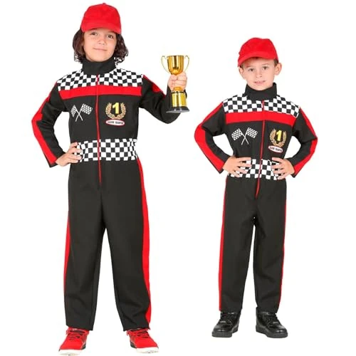 Limitiertes Angebot: W WIDMANN MILANO Party Fashion - Kinderkostüm Rennfahrer, Overall, Sportler, Beruf, Faschingskostüme von 26.99 EUR auf 26.99 EUR (Spare 0%)